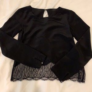 100% silk Aritzia blouse